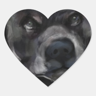 Sticker Cœur Terrier de Staffordshire américain