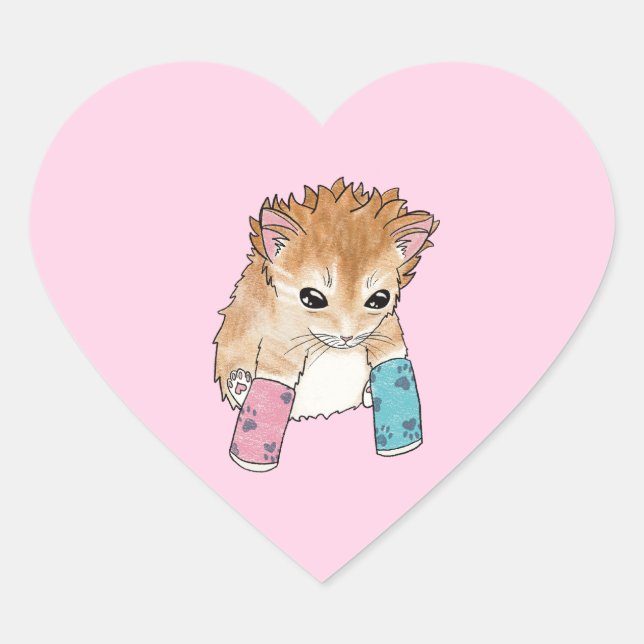 Sticker Cœur Tot (Devant)