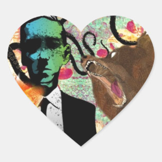 Sticker Cœur Trippy Frankenstein