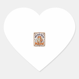 Sticker Cœur Tu M'as Eu À Miaou Chat Saint-Valentin Amour Vinta