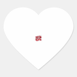 Sticker Cœur Tunisie Football 2026 Football Gras Pays Typograph