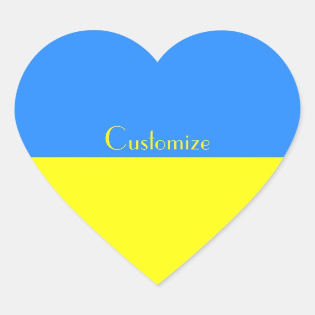Sticker Cœur Ukraine Drapeau Bleu Coeur Jaune Thunder_Cove (Devant)