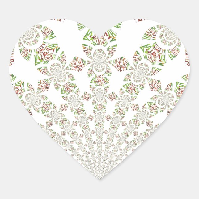 Sticker Cœur Unique Hakuna Matata Design : Vibes sereines (Devant)