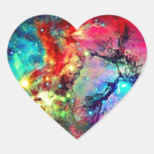 Sticker Cœur Univers