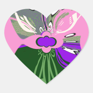 Sticker Cœur USA Millennial rose change vecteur Inspiration