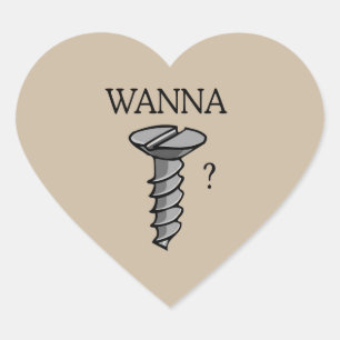STICKER CŒUR VEUX BAISER