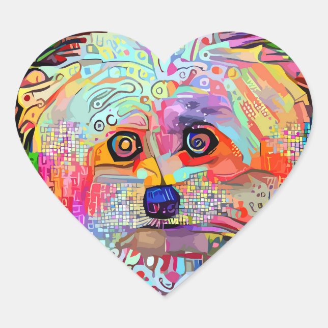 Sticker Cœur Vibes provocatrices (Devant)