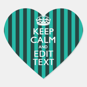 Sticker Cœur Vibrant Conserver le calme de votre texte Tentures