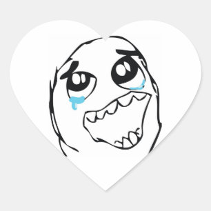 Sticker Cœur Victoire épique