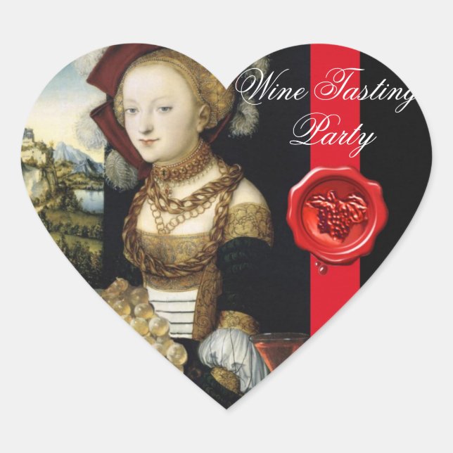 STICKER CŒUR VINEYARD VIN ANTIQUE GRÂCE AU VINEYARD SAVOIR-FAIR (Devant)