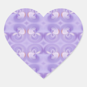 Sticker Cœur Violet