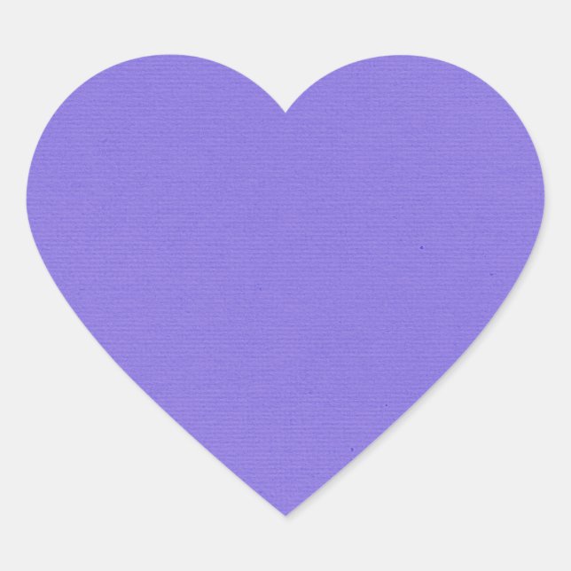 Sticker Cœur Violet Uni (Devant)