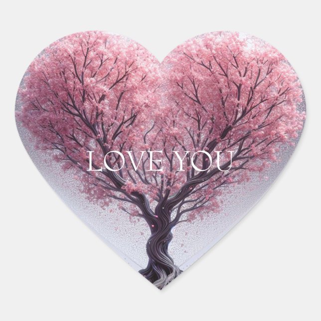 Sticker Cœur Vous aimez (Devant)