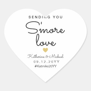 Sticker Cœur Vous envoyer plus d'amour plaisir de mariage faveu