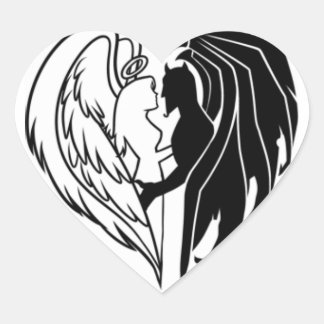 STICKER CŒUR VRAI AMOUR