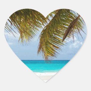 Sticker Cœur Wish you were !