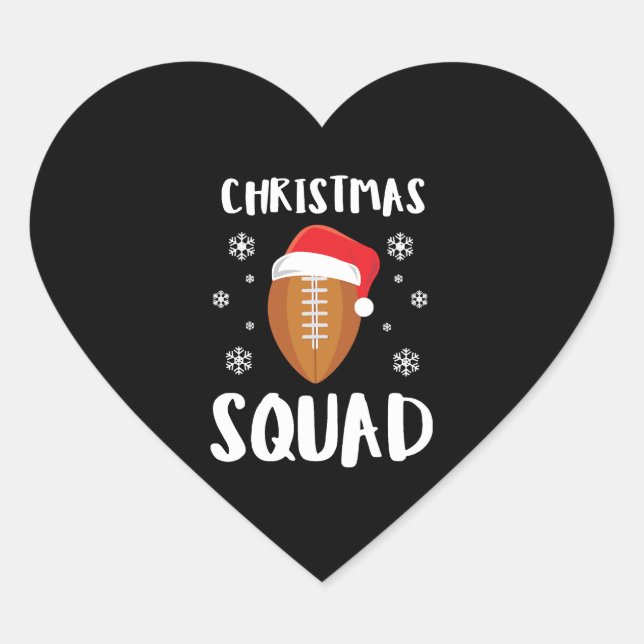 Sticker Cœur Xmas (Devant)