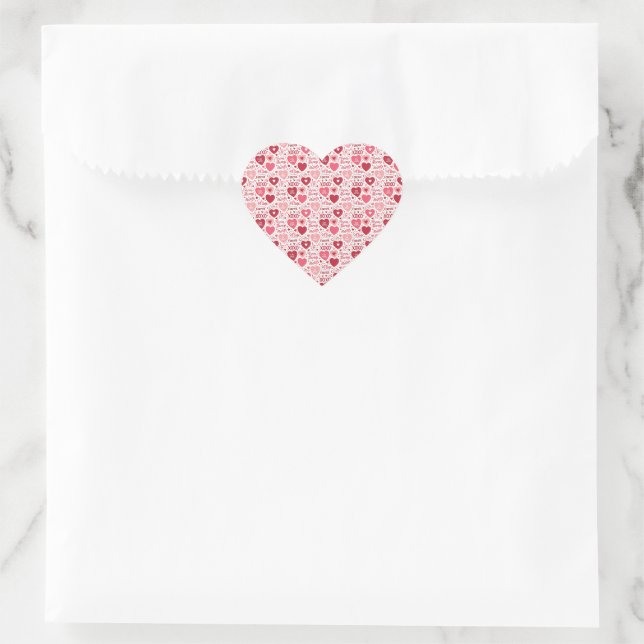 Sticker Cœur XOXO & Toujours à Moi  (Sac)