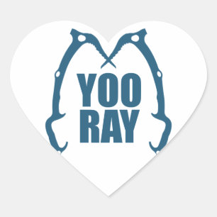 Sticker Cœur Yoo Ray (Ouray) Escalade de glace