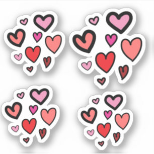 Sticker Coeurs