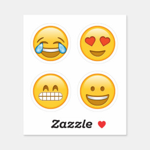 Sticker Coeurs mignons LOL d'autocollants d'Emoji