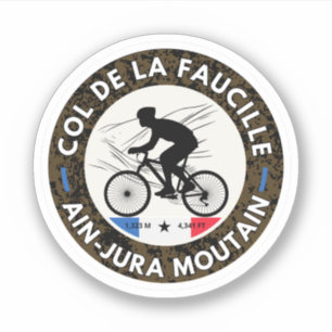 Sticker Col de la Faucille Français Alpes visite à vélo