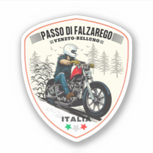 Sticker Col du Falzarego-étape de voyage dans les montag