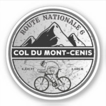 Col du Mont Cenis massif alpin vélo