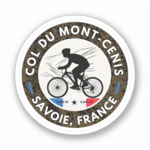 Sticker Col du Mont Cenis Massif français Cadeaux alpins
