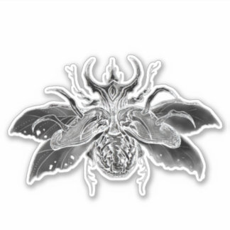 Sticker coléoptère déplaisant