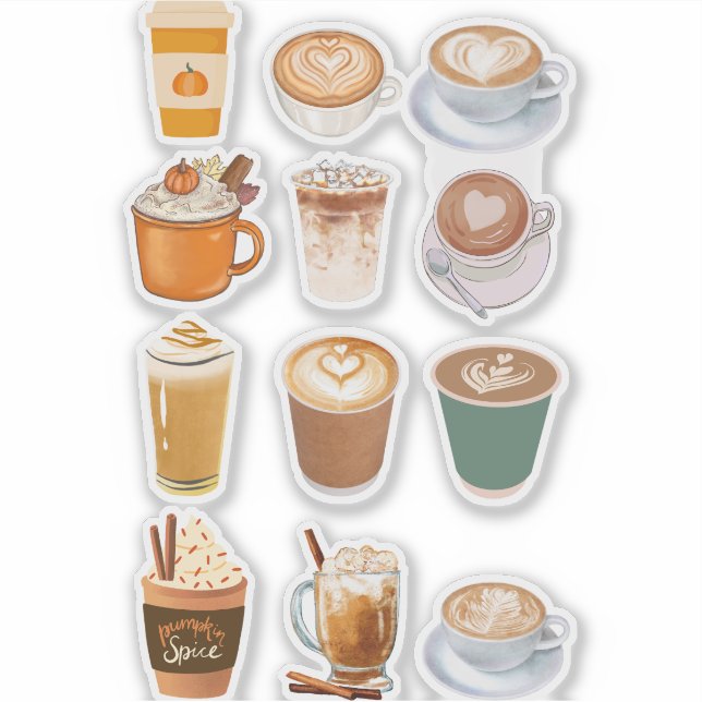 Sticker Collage de lattes (Devant)