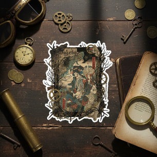 Sticker Collage gothique japonais vintage