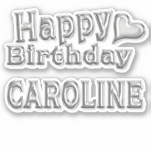 Sticker Collants Caroline Happy Birthday