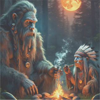 Sticker Collecte des forêts de Bigfoot et de Chief Moonlit