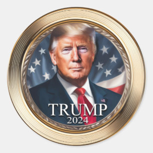Sticker collectif de campagne Donald Trump 2024