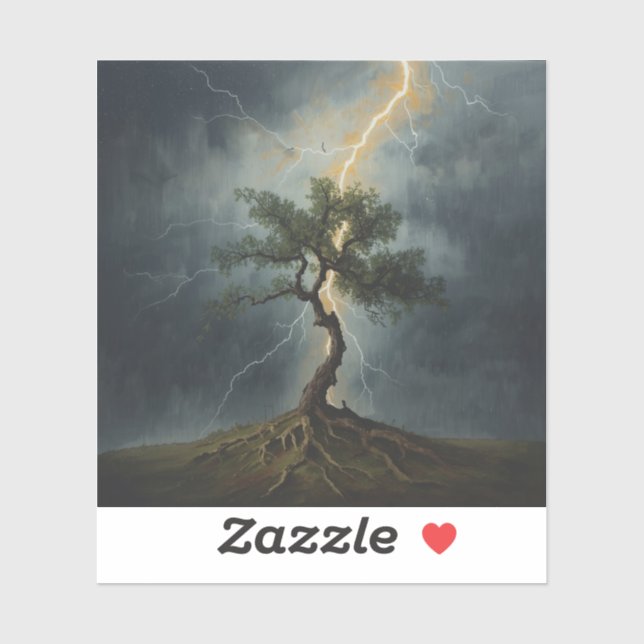 Sticker Collection d'art Strike Tree (Feuille)