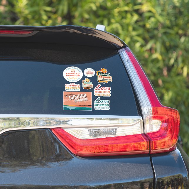 Sticker Collection d'autocollants Cushing (Côté voiture)