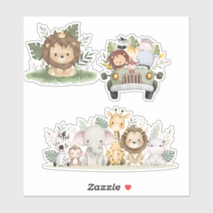 Sticker Collection d'autocollants pour animaux mignons - D