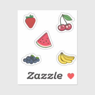 Sticker Collection de fruits