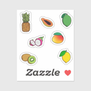 Sticker Collection de fruits