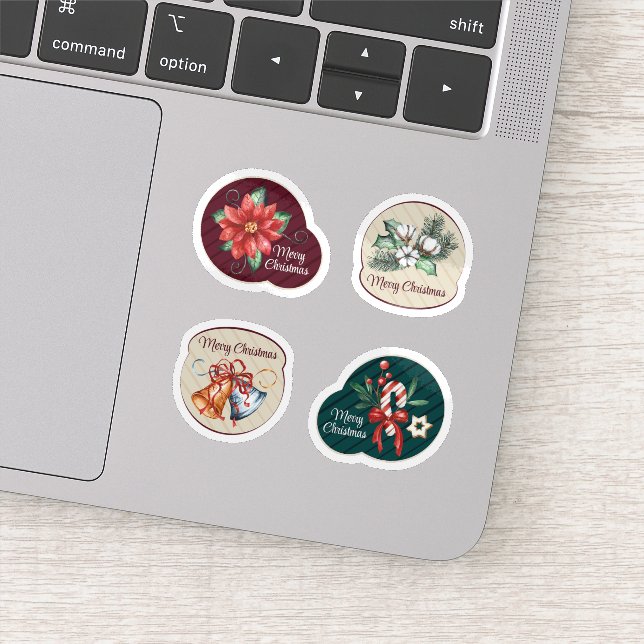 Sticker Collection d'insignes de Noël (Détail)