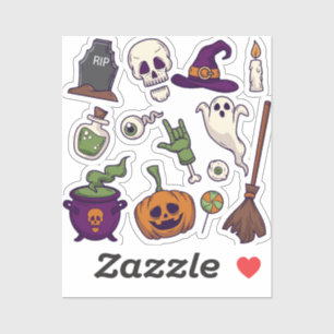 Sticker Collections de personnages de fête d'Halloween, Ha