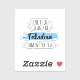 Sticker Collègue Leaving, Go Away Farewell Cadeau