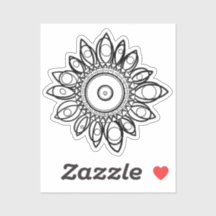 COLLER MOI PEACOCK MANDALA