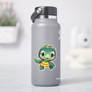 Sticker Colonne de tortue de mer pour enfants