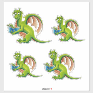 Sticker Colonnes de vinyle Green Dragon (4 à une feuille)