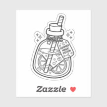 Coloriez Votre Boisson de Potion Magique Kawaii d'