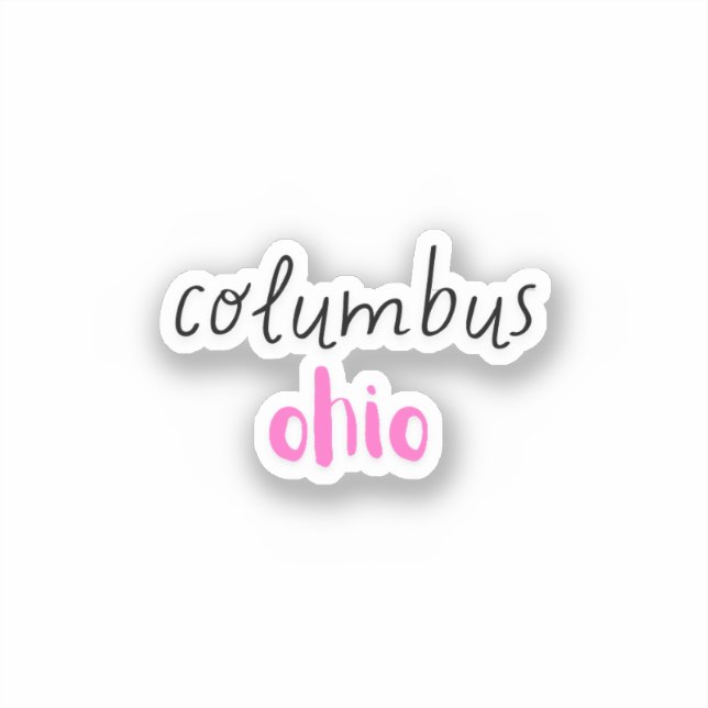 Sticker Columbus Ohio (Recto)