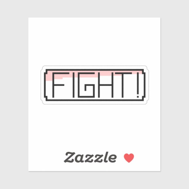 Sticker "Combat" nostalgie des joueurs  (Feuille)