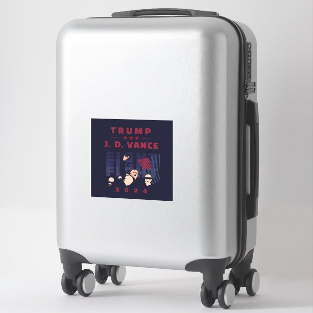 STICKER COMBATTRE COMBATTRE TRUMP VANCE 2024 (Sur valise)